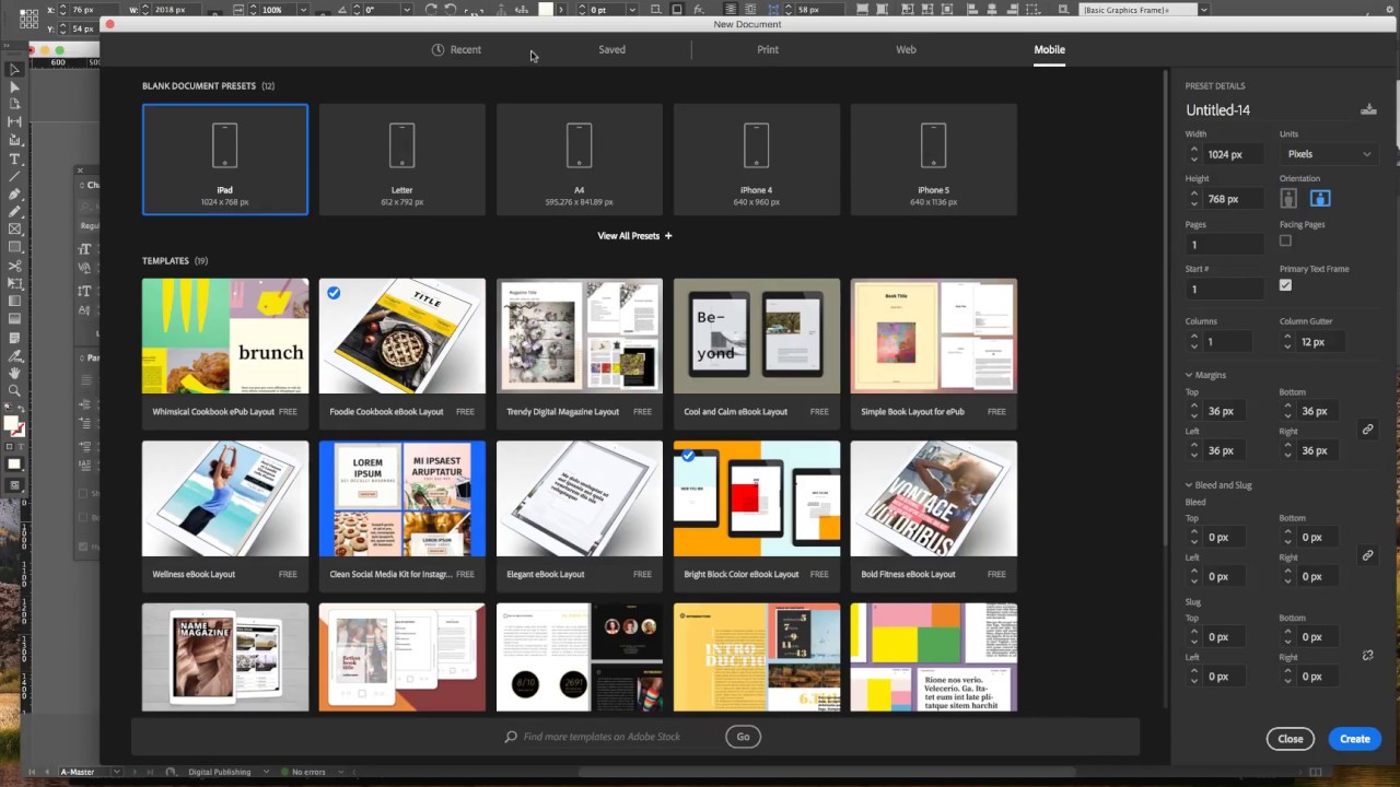 indesign for ipad