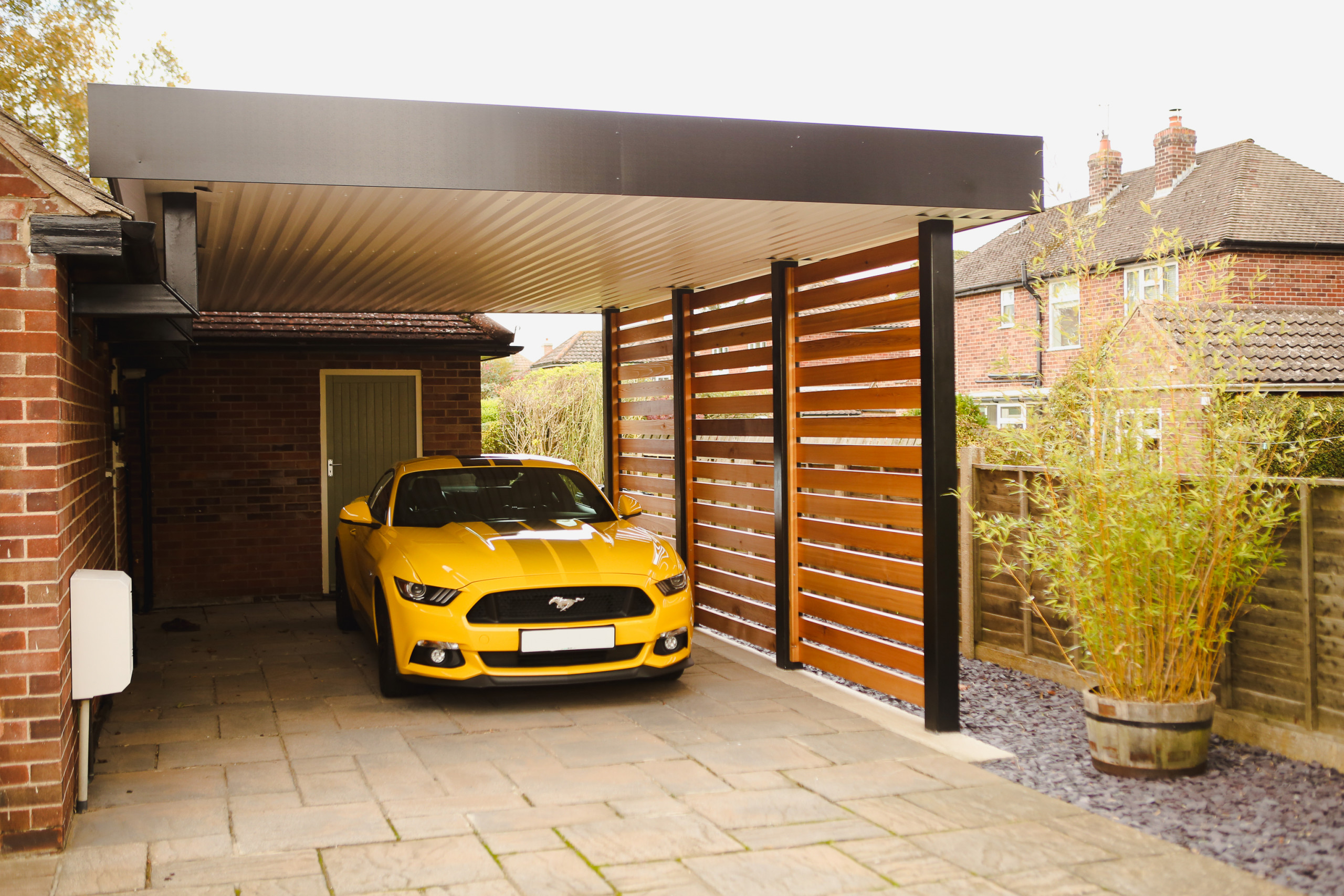 modern car port