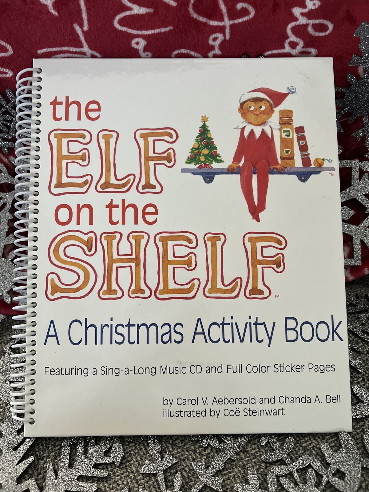 the elf on the shelf activity book bell chanda