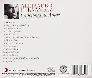 canciones de alejandro fernandez