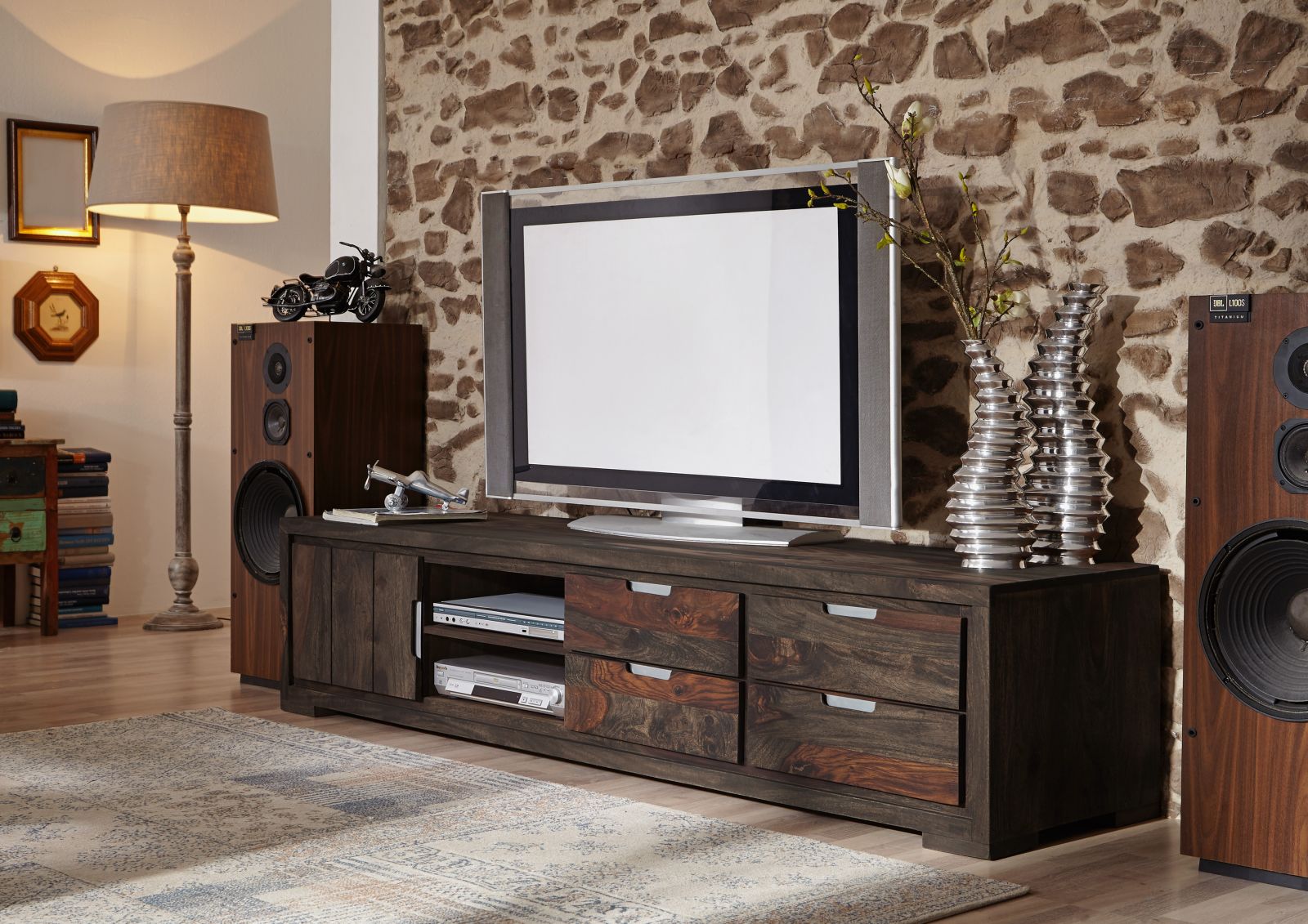 tv stand with drawers and doors