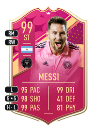 fifa messi cards