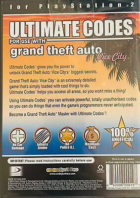 gta vice city playstation 2 cheats