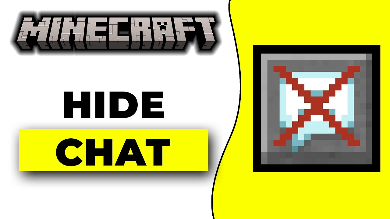 how to hide chat minecraft bedrock