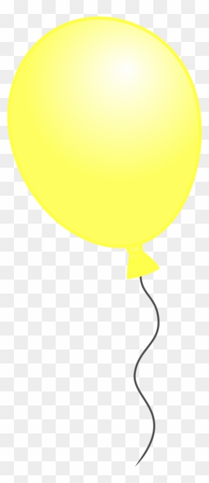 yellow balloon clipart