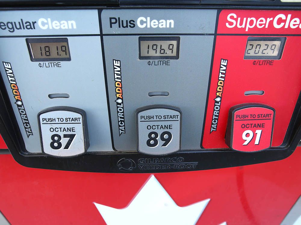 calgary gas price