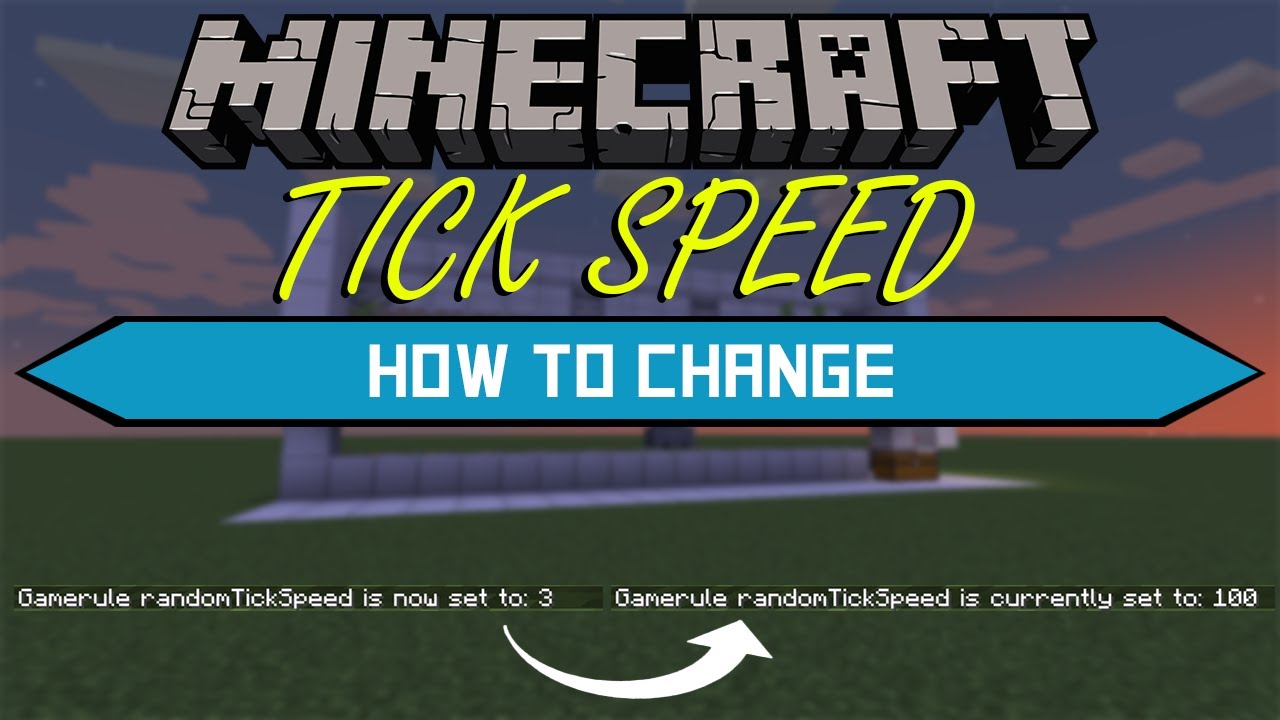 change minecraft tick speed