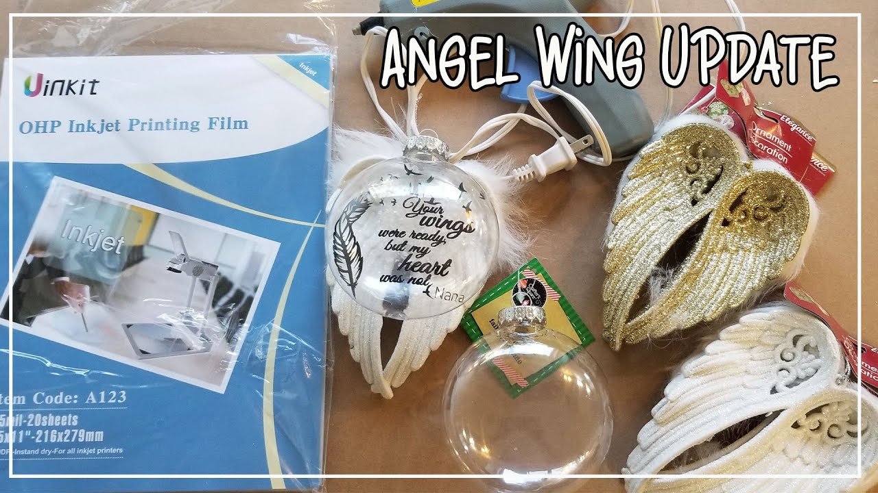 dollar tree angel wings ornament