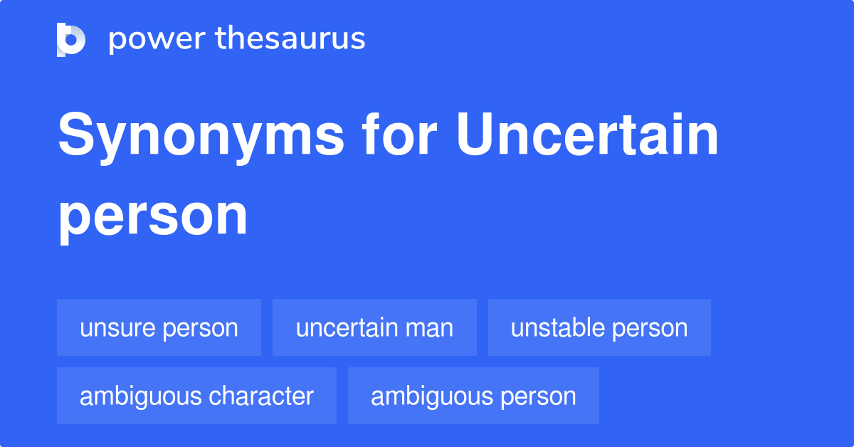 unsure synonym