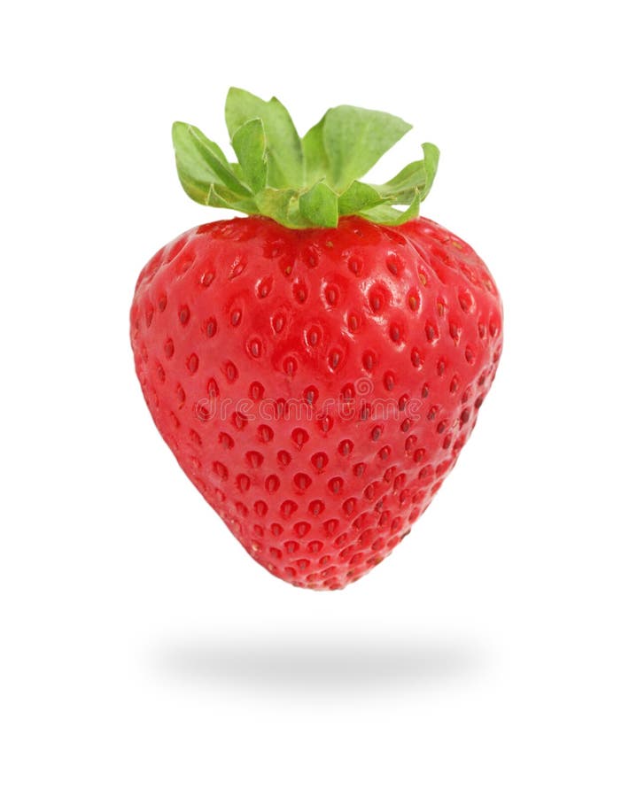 strawberry on white background