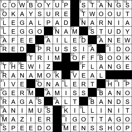 hang crossword clue