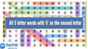 5-letter words with a second