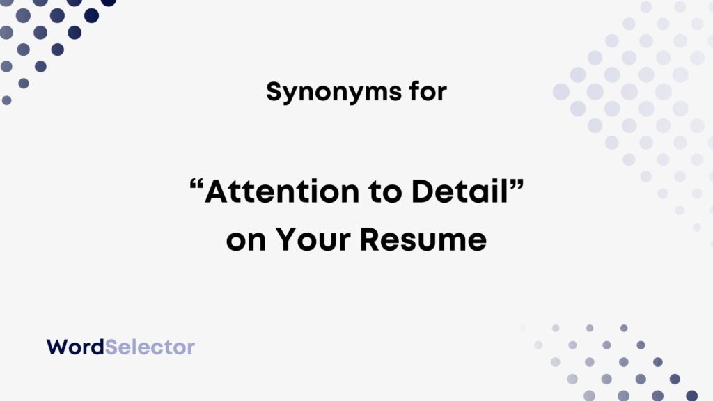 synonym for attention