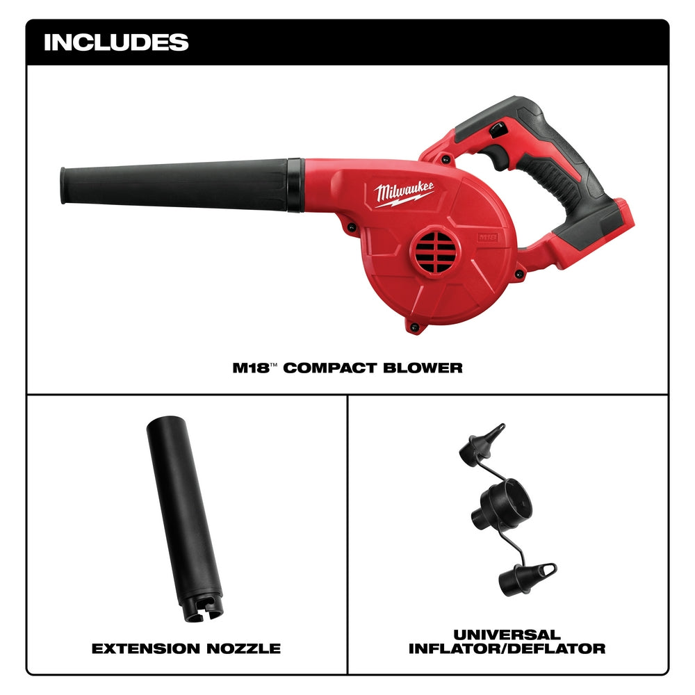 milwaukee blower attachment