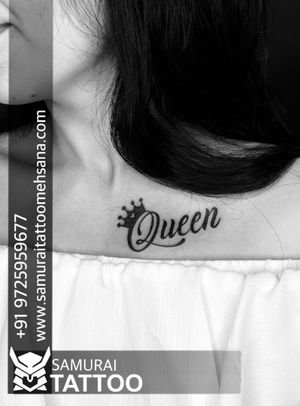 queen tattoo for girls