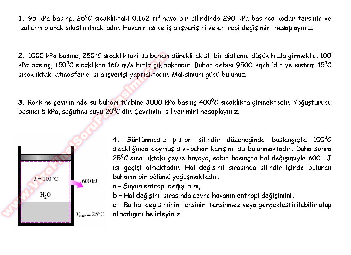 termodinamik 2 soruları ve çözümleri pdf