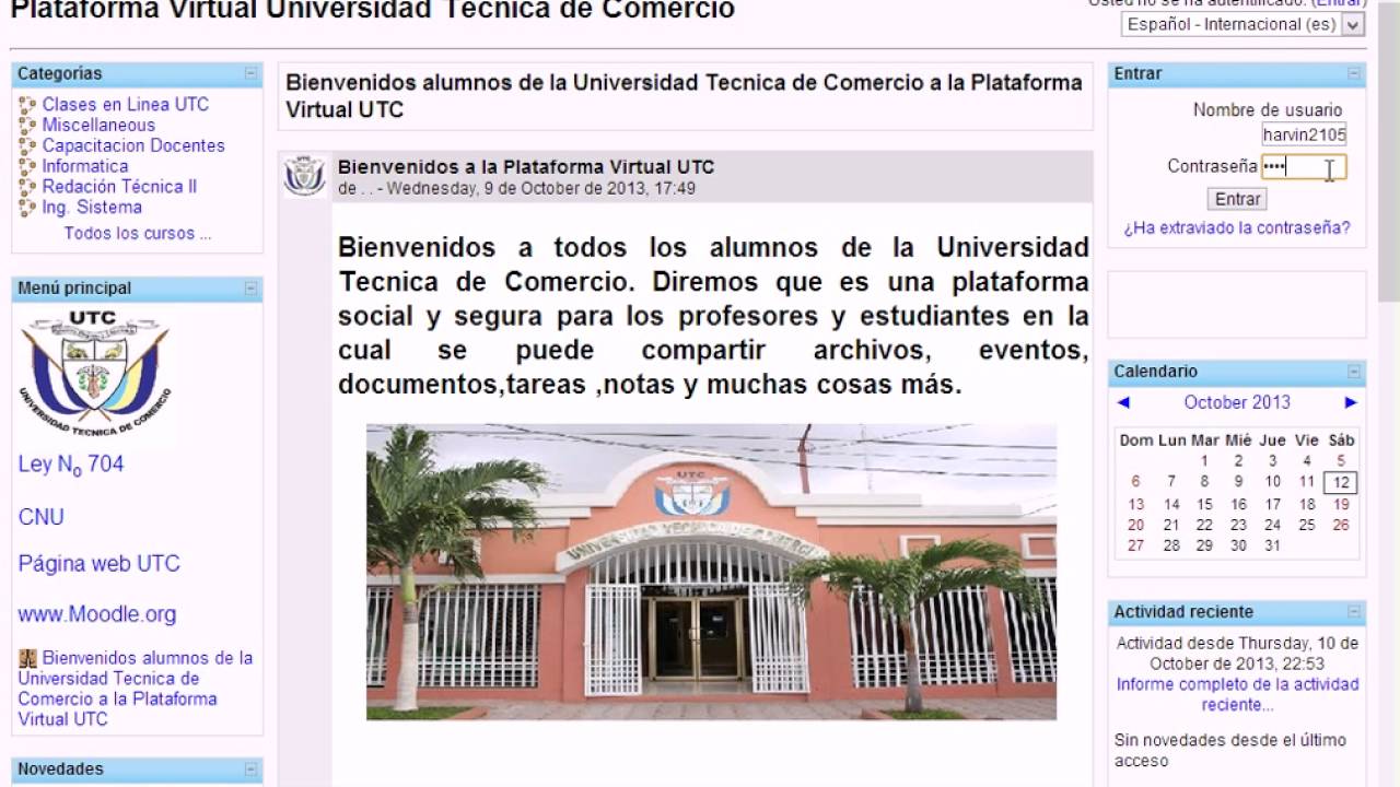 utc moodle