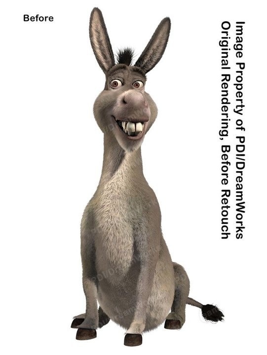 donkey shrek vector