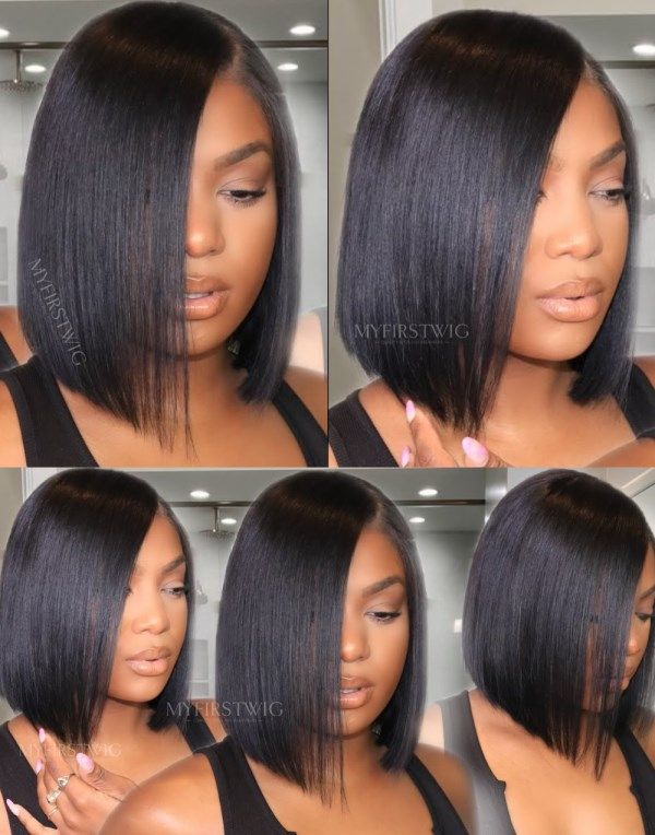 sharp cut bob hairstyles