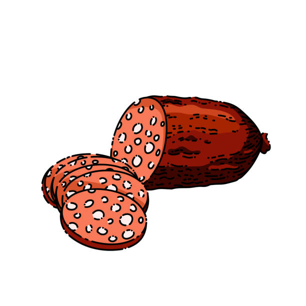 chorizo drawing