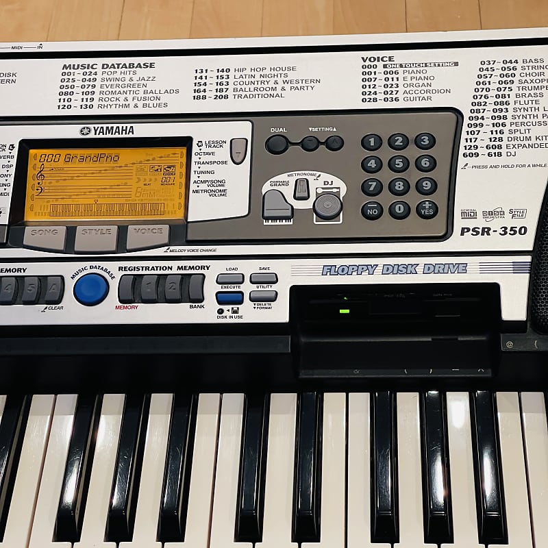 yamaha psr 350 midi driver