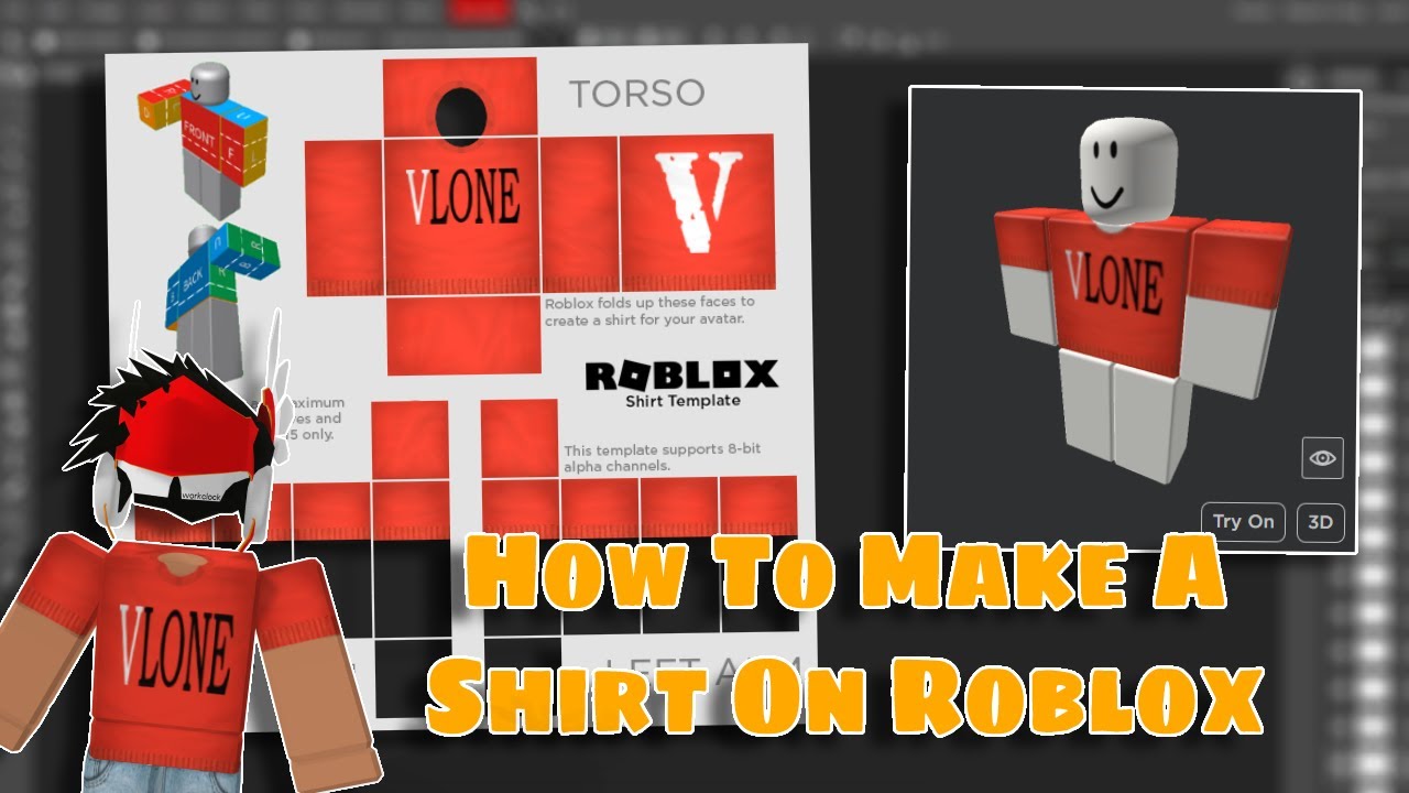 roblox make shirt