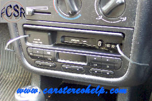 peugeot 406 radio removal