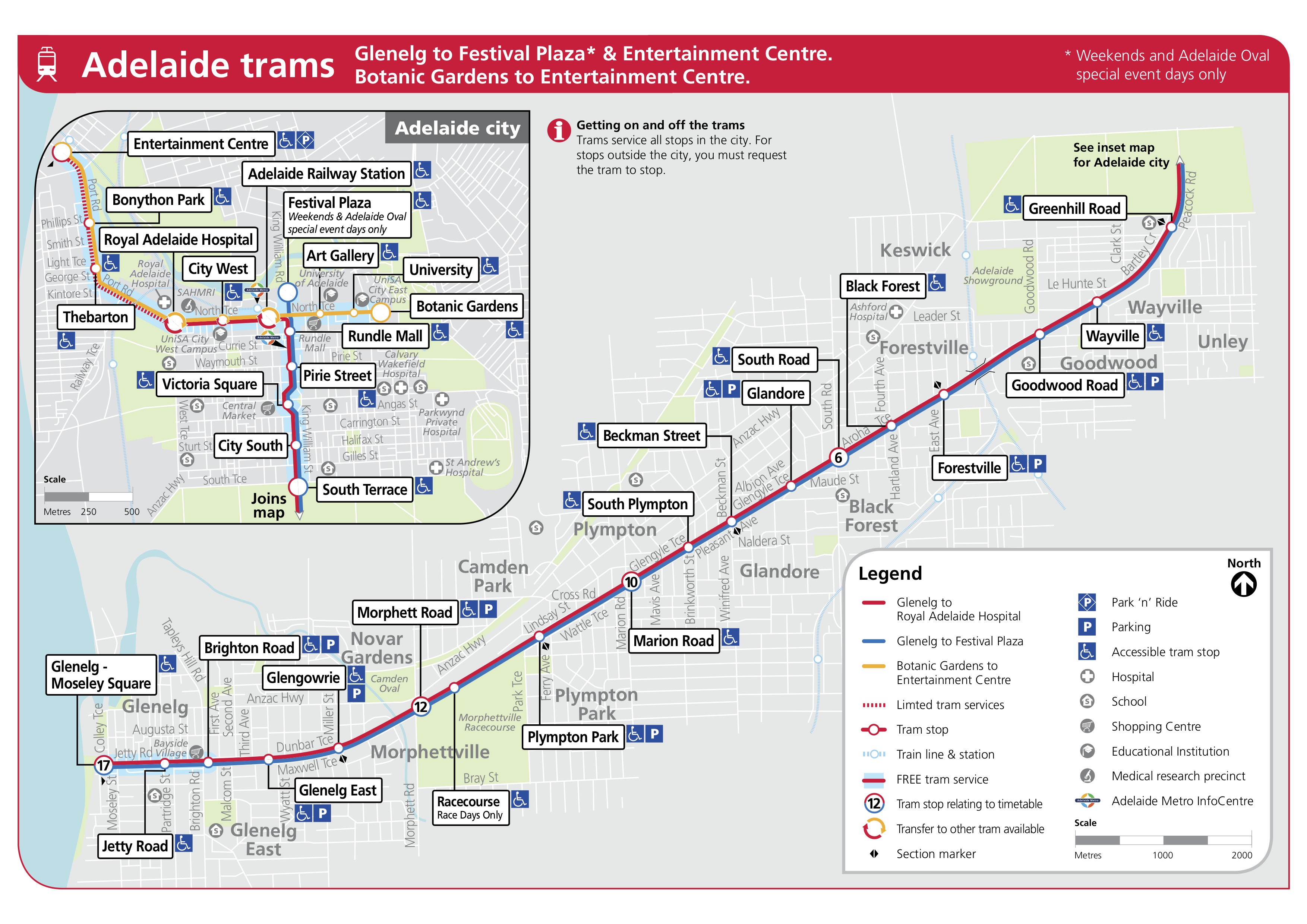 adelaide metro network map