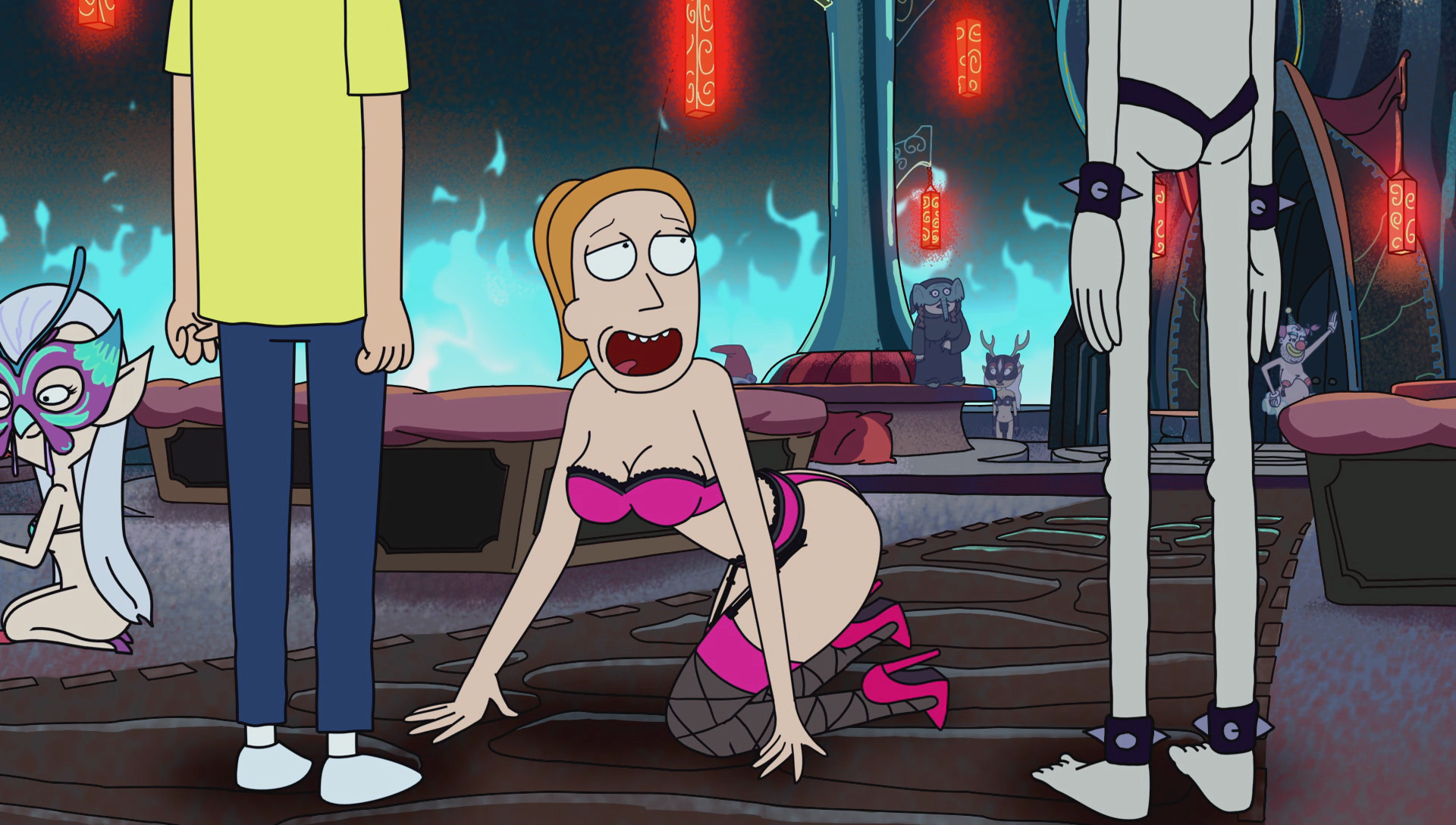 sexy summer rick and morty