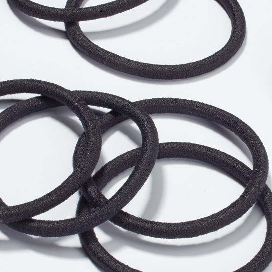 black hair ties