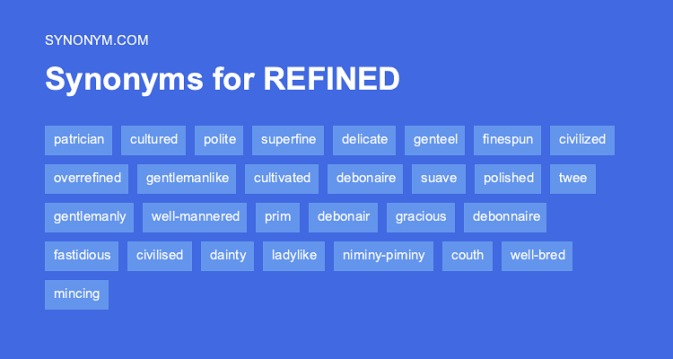refined synonym