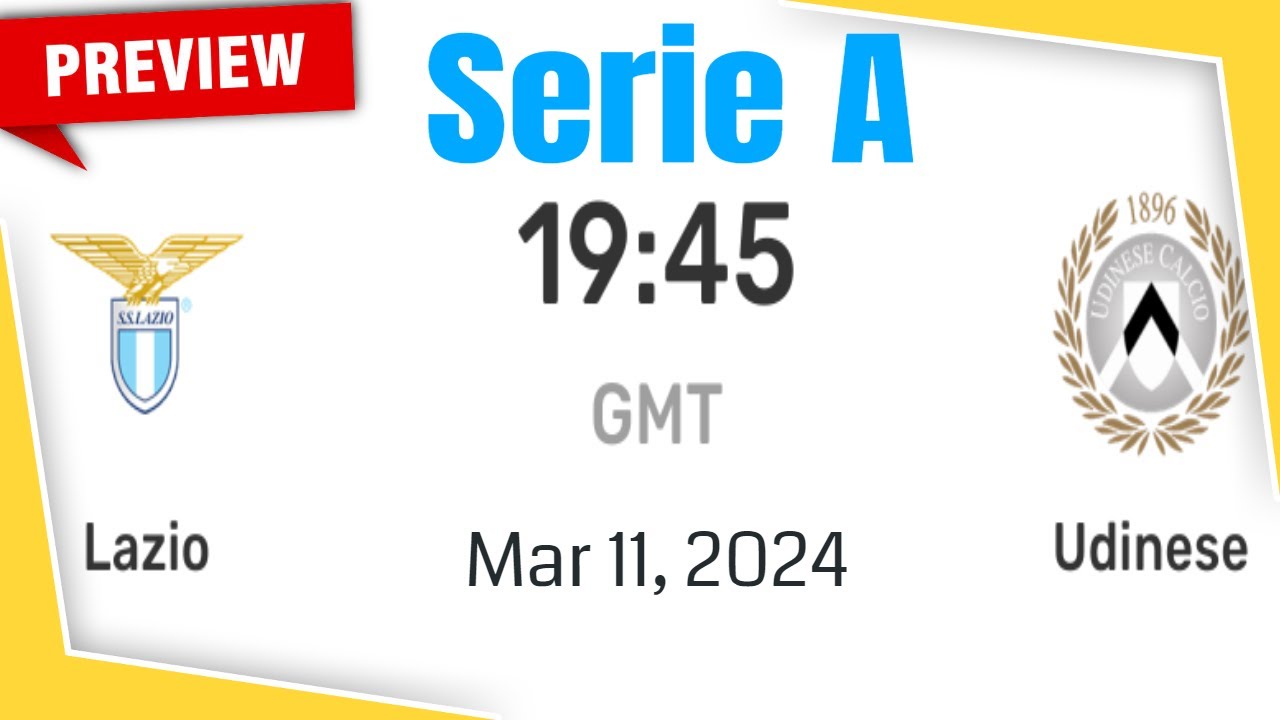 udinese vs s.s. lazio lineups