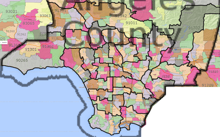 los angeles county zip codes