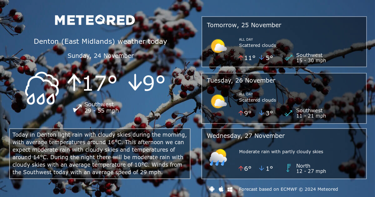 denton weather uk