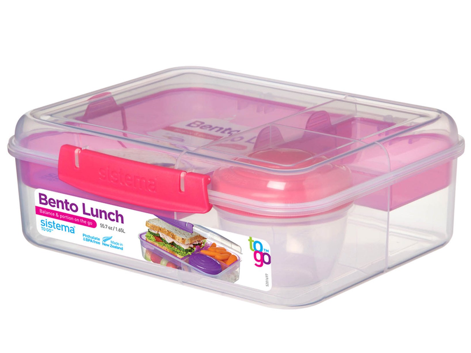sistema pink lunch box
