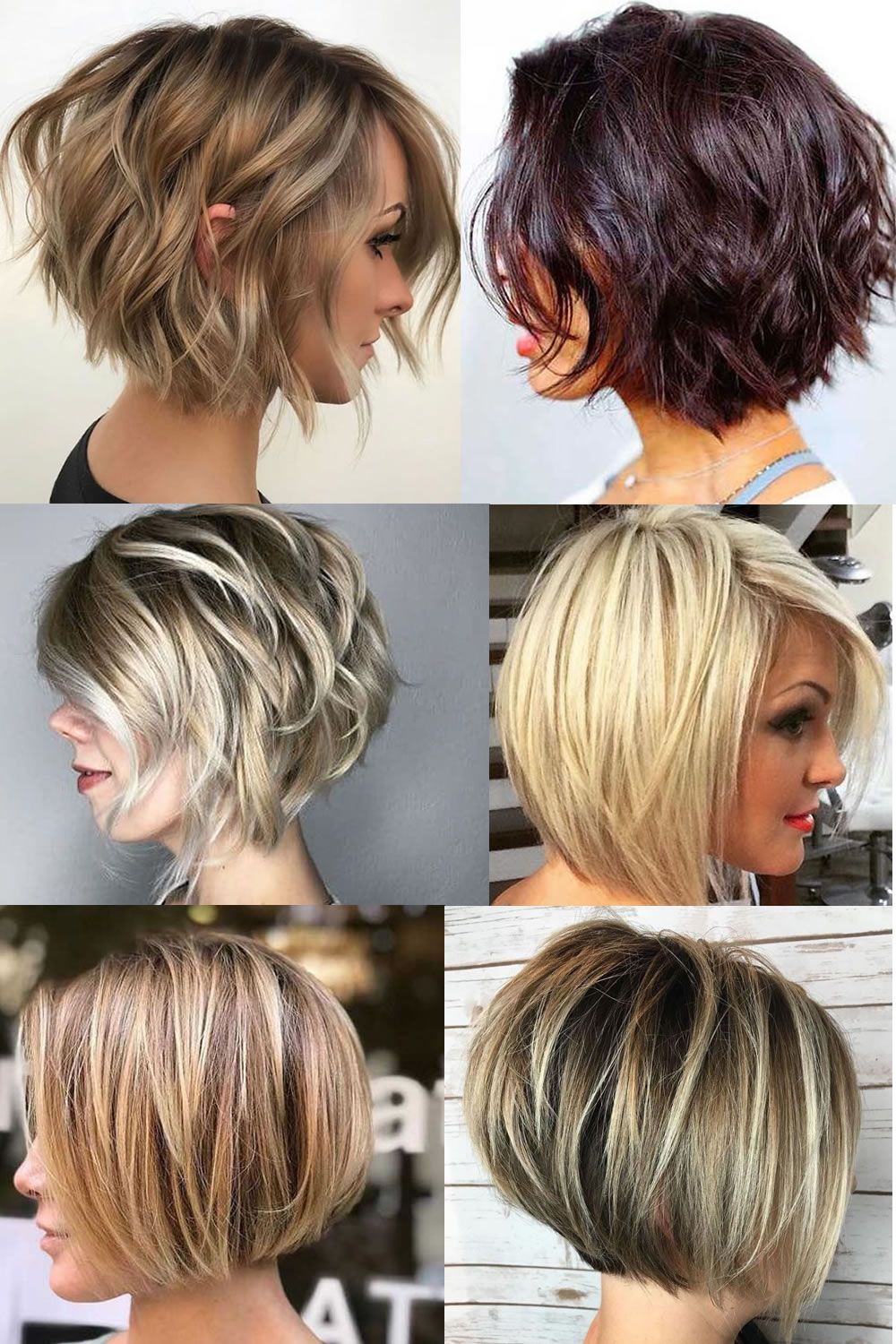 short layered bob hairstyle