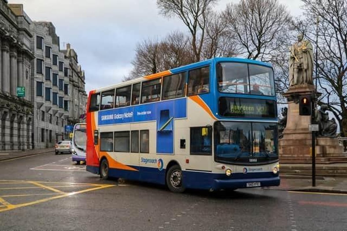 bus aberdeen to inverurie