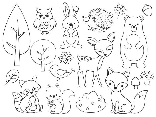 dibujos de animales faciles