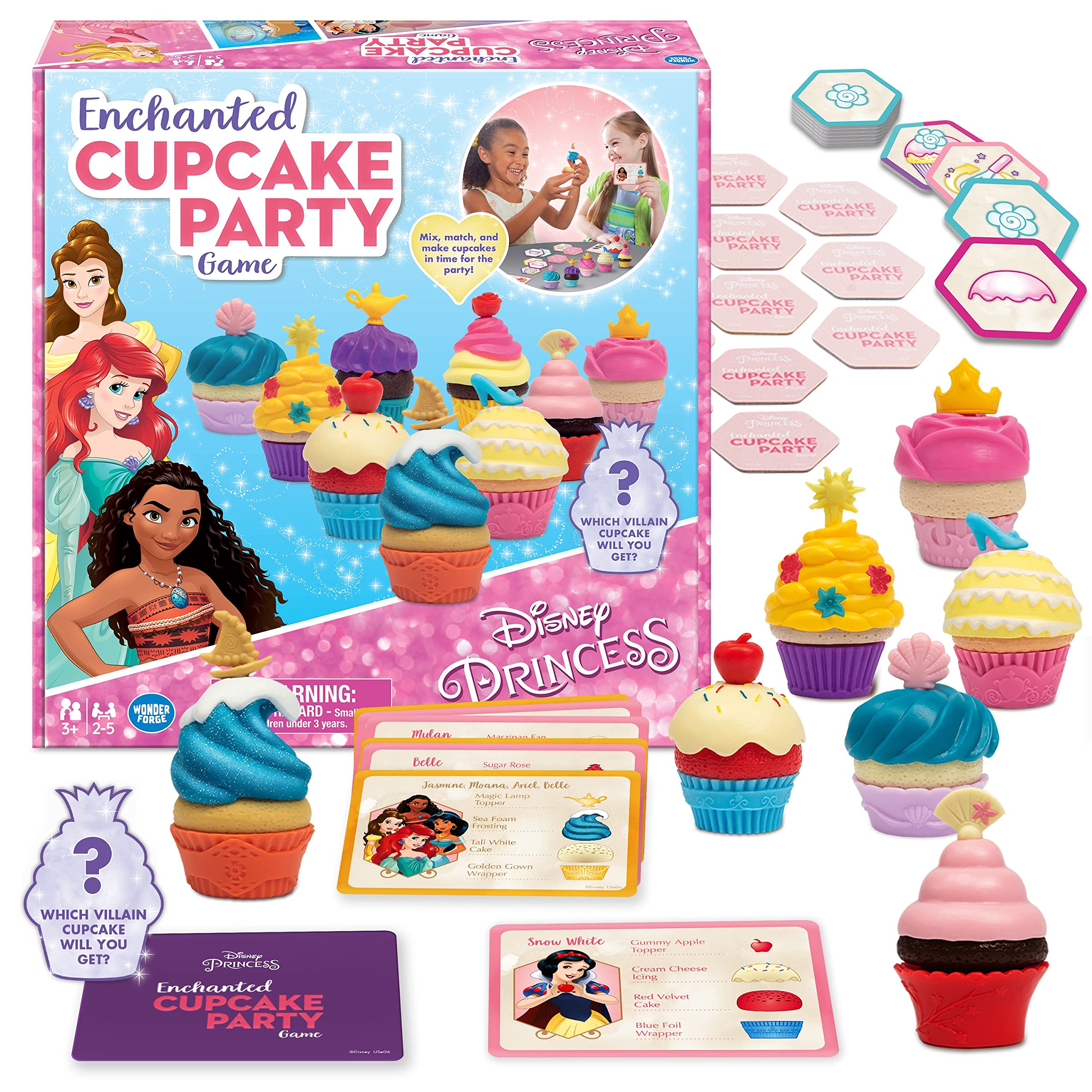 disney princess enchanted cupcake party game