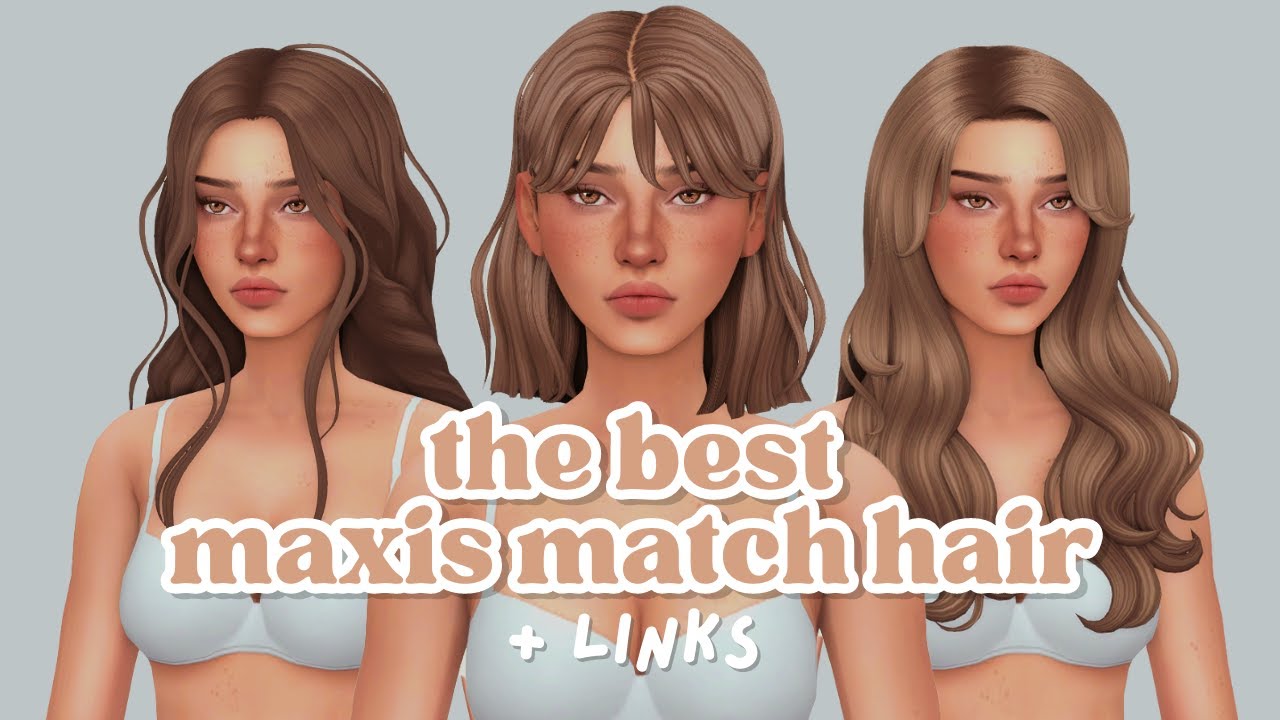 maxis match hair sims 4