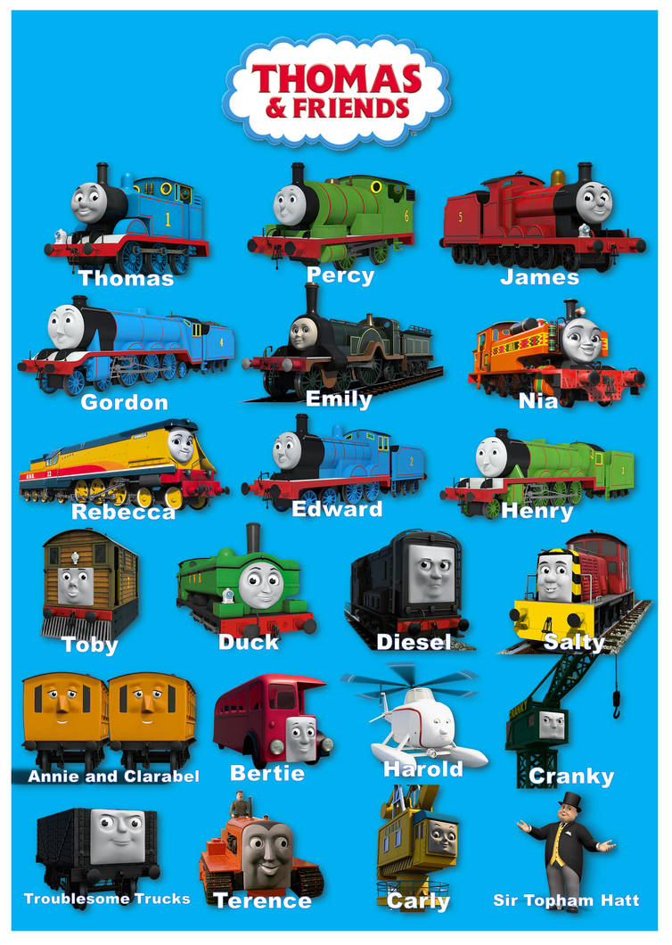 thomas the train engine characters