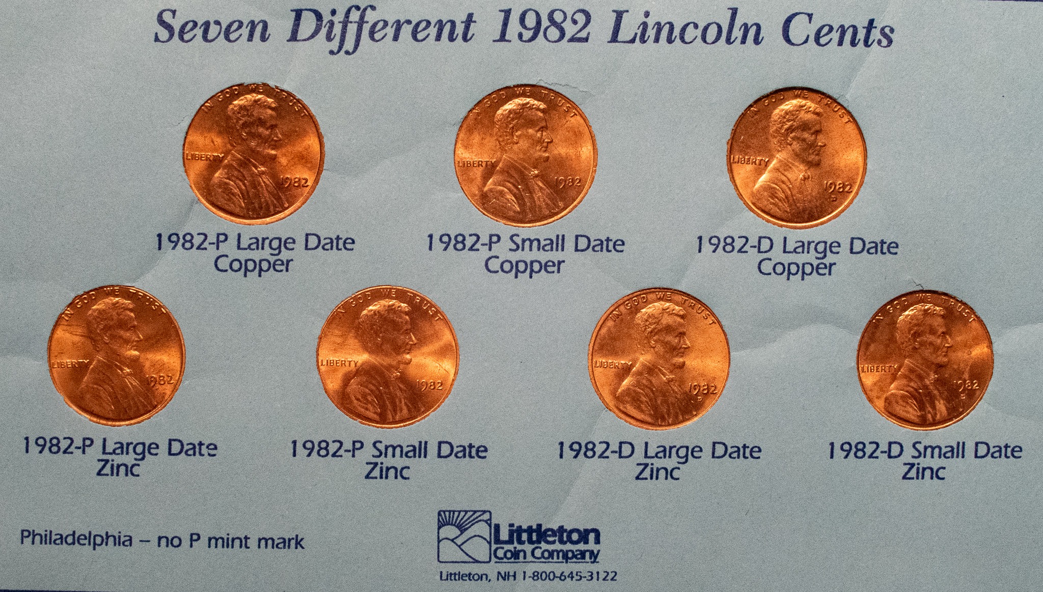 what makes a 1982 penny rare