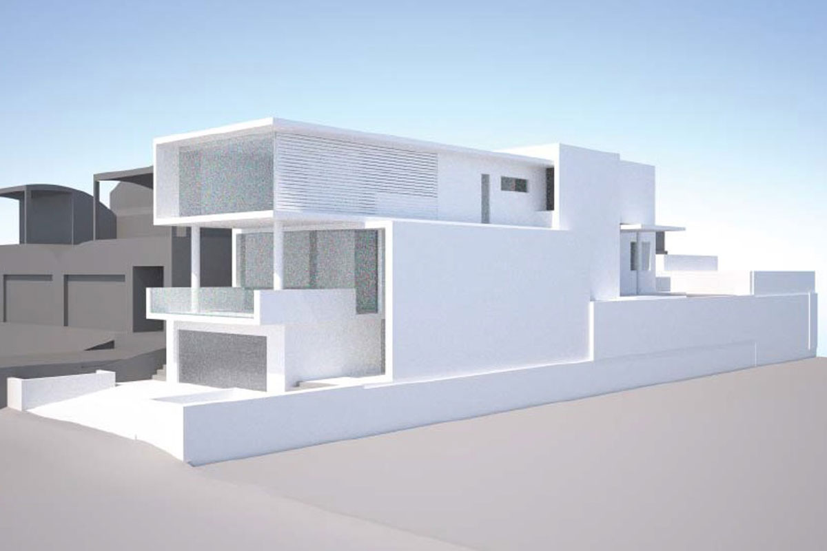 3 storey modern house design