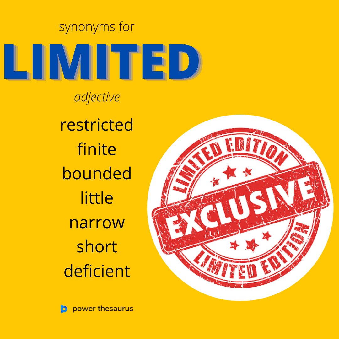 limited synonym