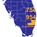 florida 954 area code