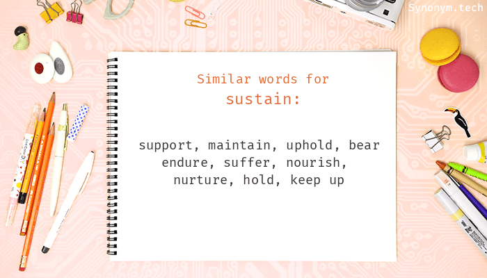 synonyms for sustain