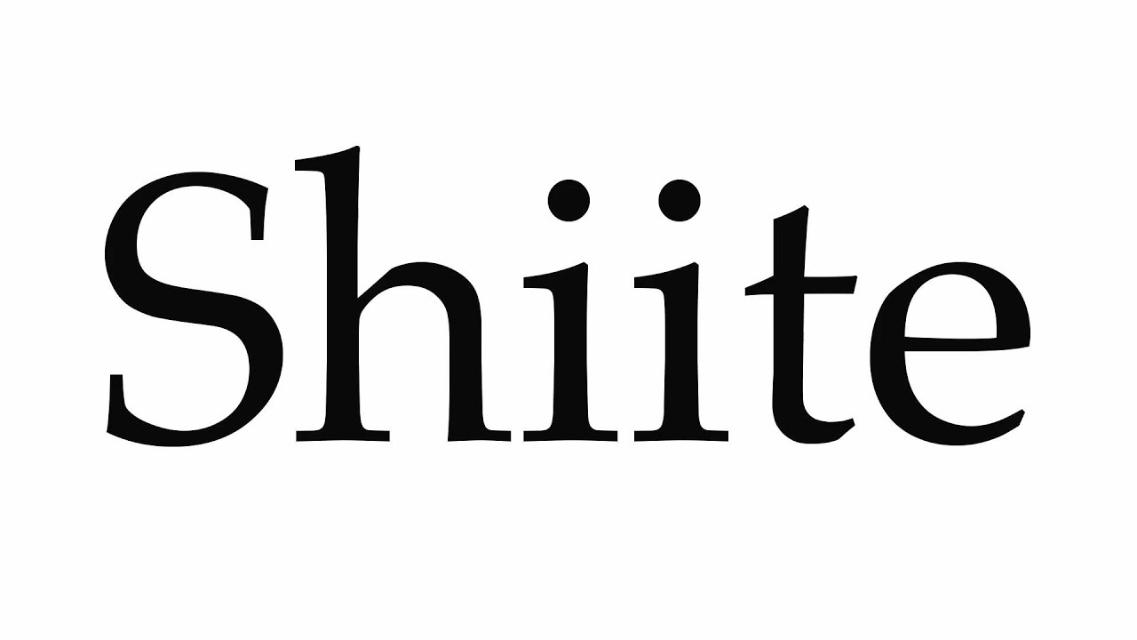 shiite pronunciation