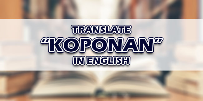 koponan in english