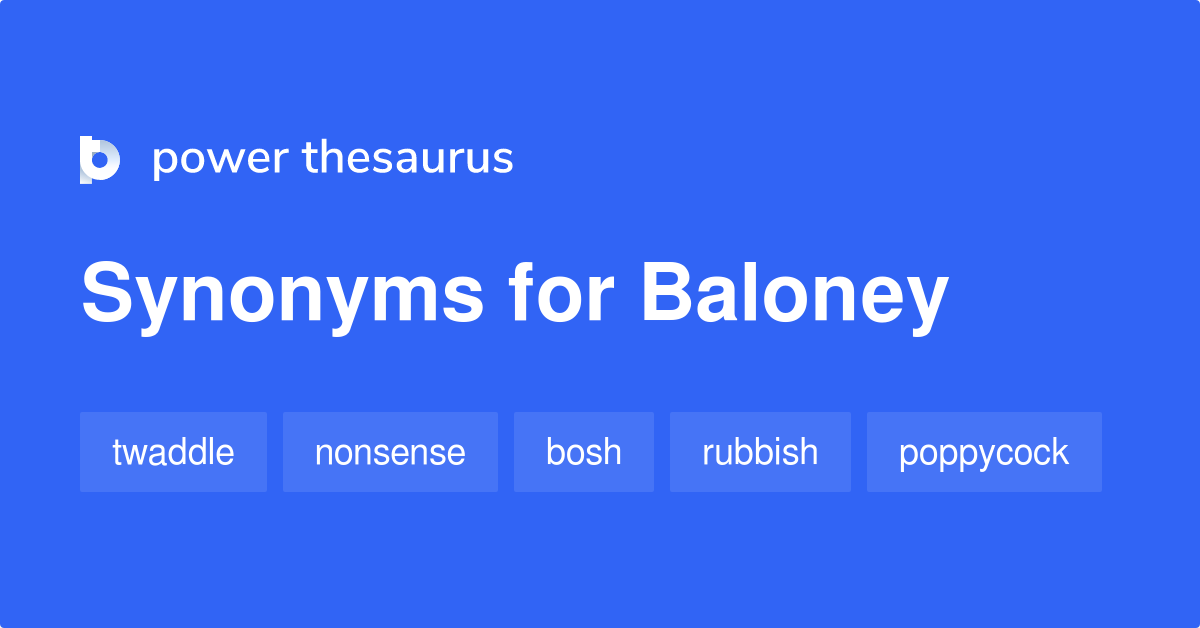 baloney synonym