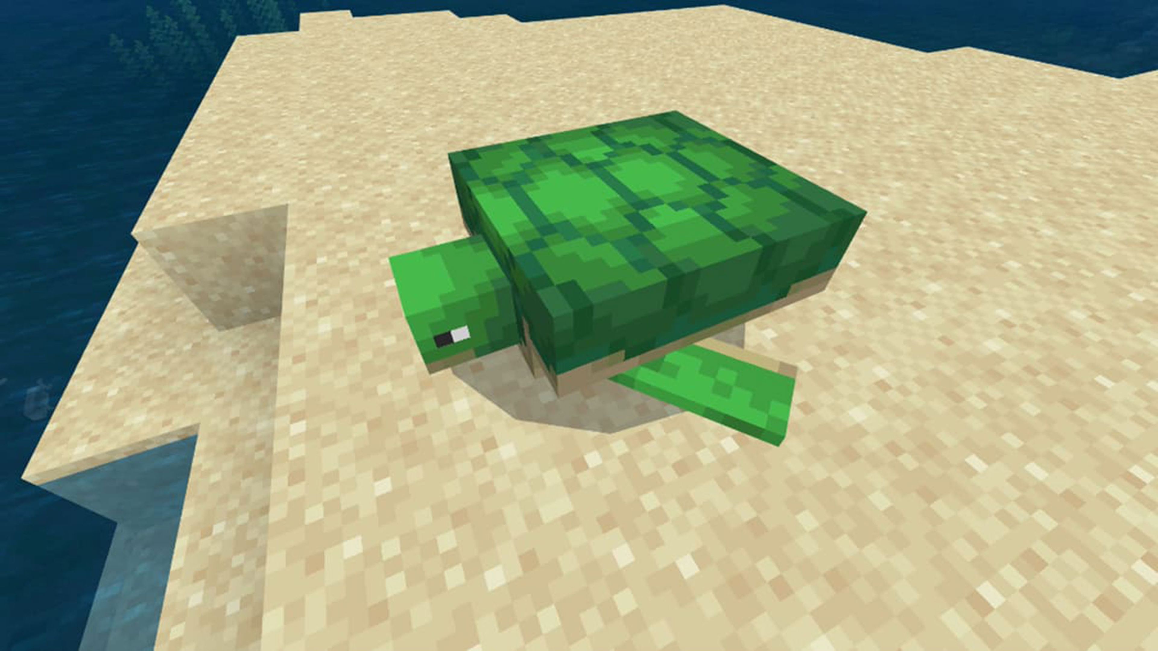 que comen las tortugas en minecraft